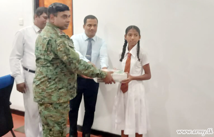 532 Infantry Brigade Helps Parentless Clever Student 