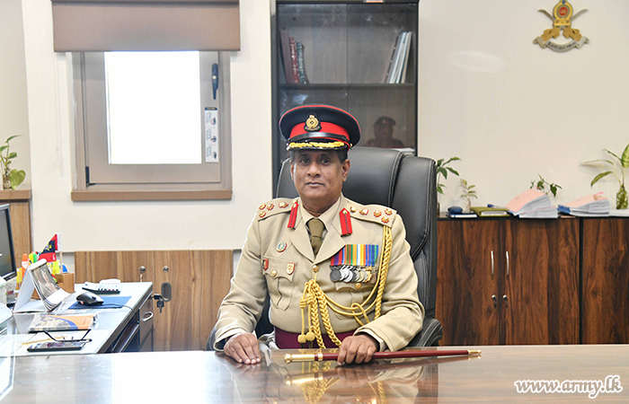 Brigadier Ajith Munasinghe Assumes Duties as New Director Ordnance Services