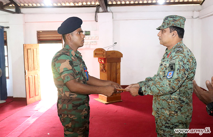 573 Brigade's Tamil Course Culminates Awarding Certificates