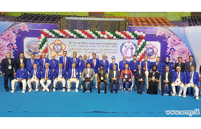 Army Major Heads 26th World Military Taekwondo Championship