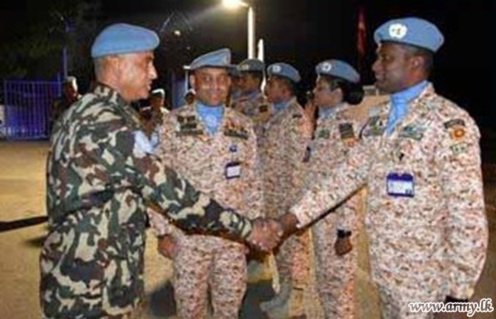 UNIFIL Dy Force Commander Meets Sri Lankan Peacekeepers in Lebanon