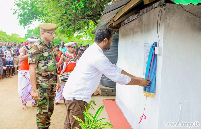 17 வது இலங்கை தேசிய பாதுகாவலர் படையணி படையினரால் கும்புறுப்பிட்டி கிராமத்தில் நீர் சுத்திகரிப்பு இயந்திரம் நிர்மாணிப்பு  