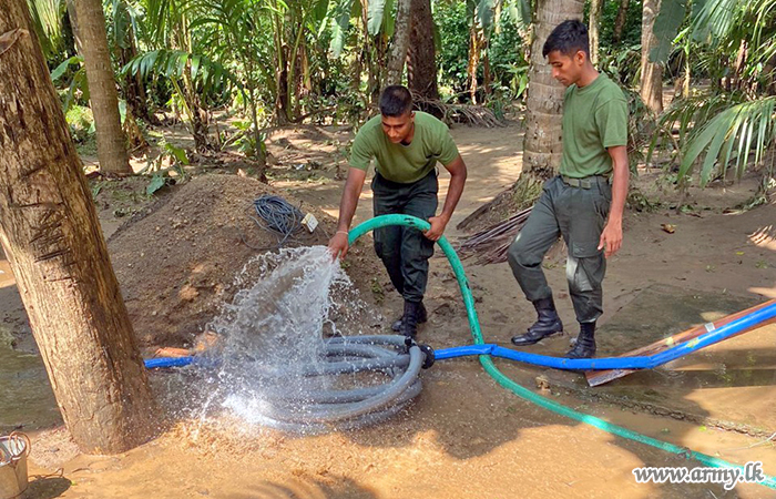 යුද්ධ හමුදා භටපිරිස්හි මූලිකත්වයෙන් තවත් සමාජ සත්කාරක වැඩසටහනක්