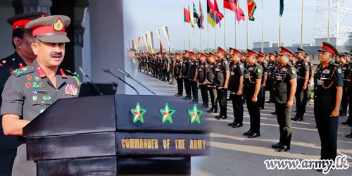 Dawn of New Year - 2023 Greeted at Army Headquarters with Formalities