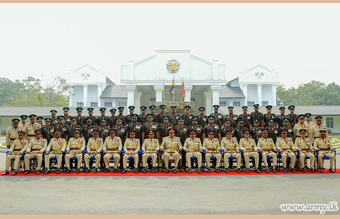 Three Retiring GR Senior Officers Saluted at Regimental HQ