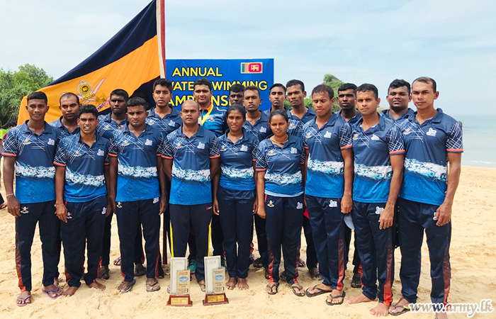 Army Swimmers Clinch Unbroken Championship Trophy at Balapitiya 
