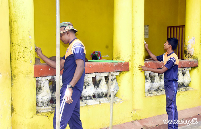 3 වන (සෙව්) ගැමුණු හේවා බලකායේ හමුදා සාමාජිකයන්ගේ මූලිකත්වයෙන් සමාජ සත්කාරක වැඩසටහනක්