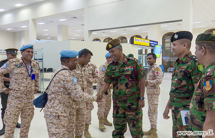 8th SRIMED Contingent in South Sudan Returns after Completion of Service 