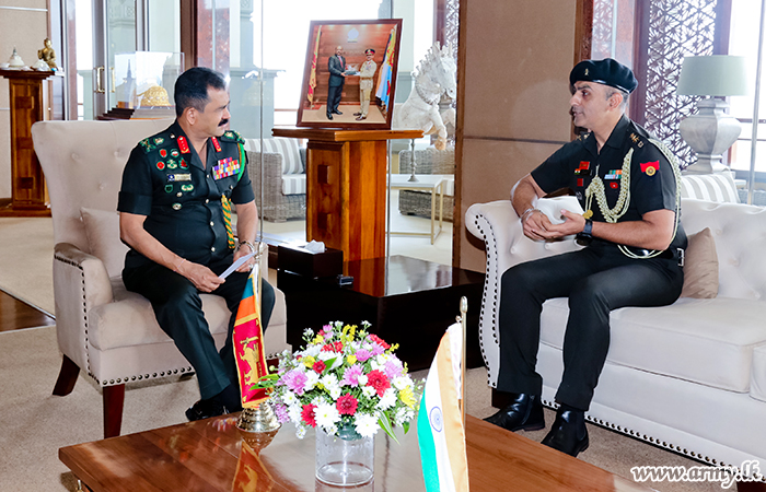Indian High Commission's Assistant Defence Advisor Meets Army Chief 