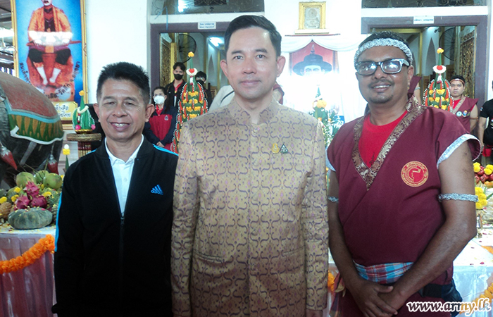 Army Muay Thai Committee Vice Chairman Attends ‘Tiger King’ Ceremony in Thailand