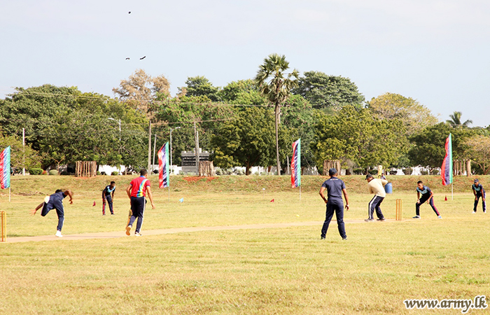 Troops in Jaffna Play Cricket in Friendly Tournament