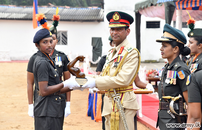 Women Soldiers in Recruit Course No-38 Pass out at Sandunpura