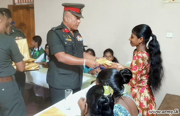 223 Brigade on Anniversary Day Provides Lunch to Children