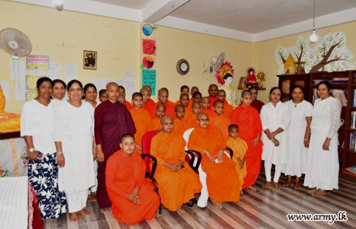 යුද්ධ හමුදා යාන්ත්‍රික පාබල රෙජිමේන්තු සේවා වනිතා ශාඛාවෙන් පරිත්‍යාග වැඩසටහනක්