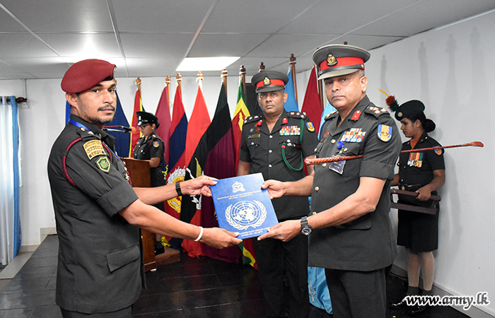 UN Staff Officer Training Course No-2 Awards Certificates