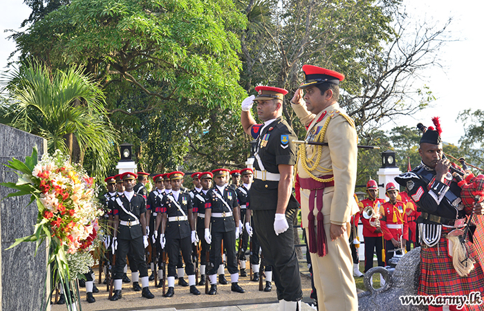 இலங்கை இராணுவ பொலிஸ் படையணியினால் மறைந்த போர் வீரர்களுக்கு அஞ்சலி 