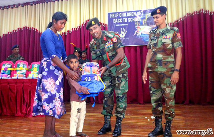 553 Infantry Brigade Organizes Relief Packs for Students