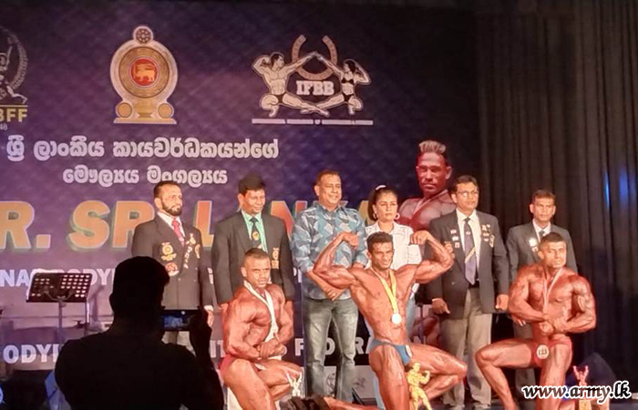 Army Bodybuilders in 74th Mr. Sri Lanka National Bodybuilding Championship 2023 Win 2 Gold Medals