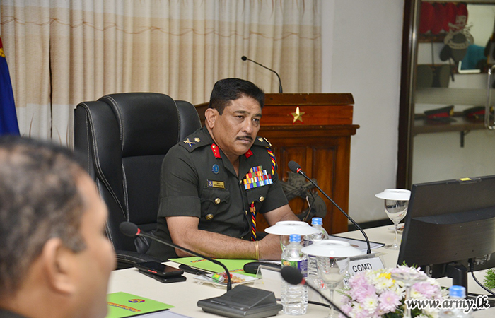 Logistics Commander Conducts Routine Inspection on SLCMP HQ