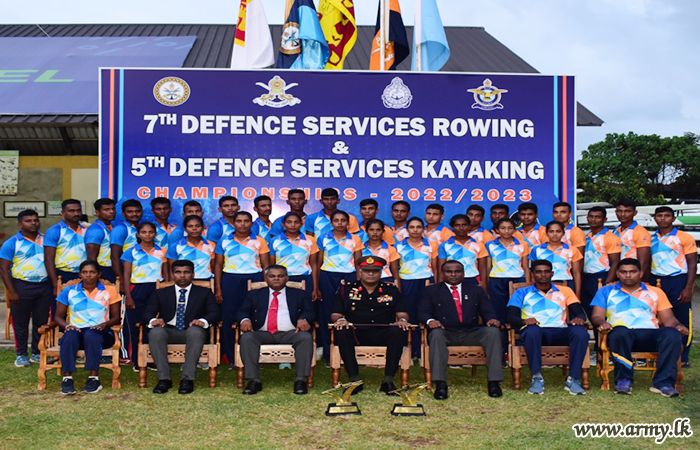 Army Rowers Dominate Defence Services Rowing Championship