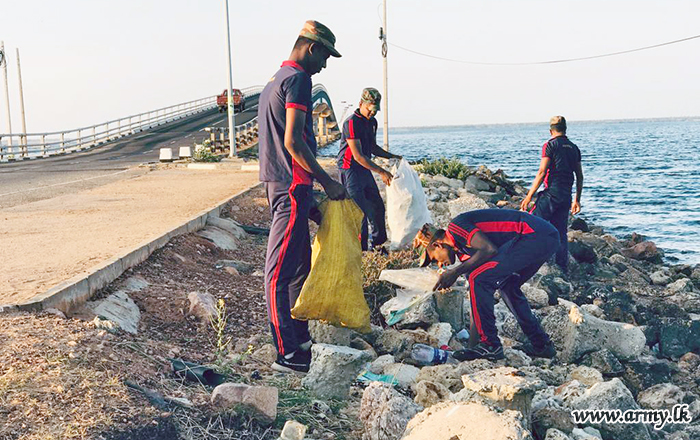 Area Surrounding Sangupiddi Bridge Cleaned