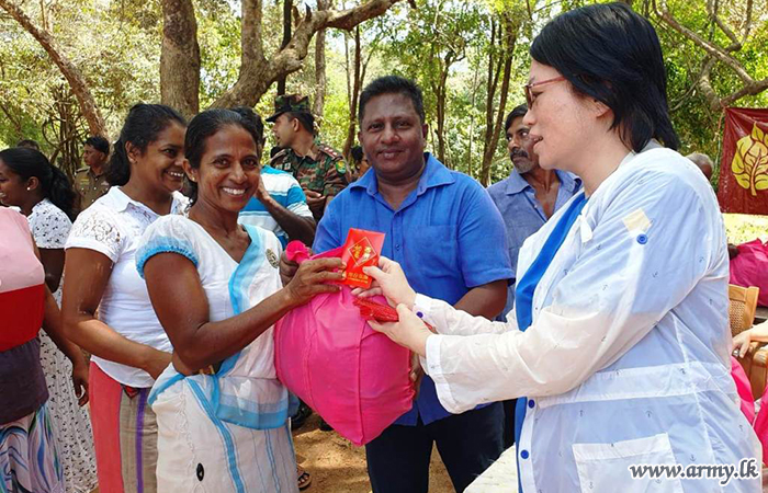 Initiative of Wanni Troops Benefits Weherathenna Villagers