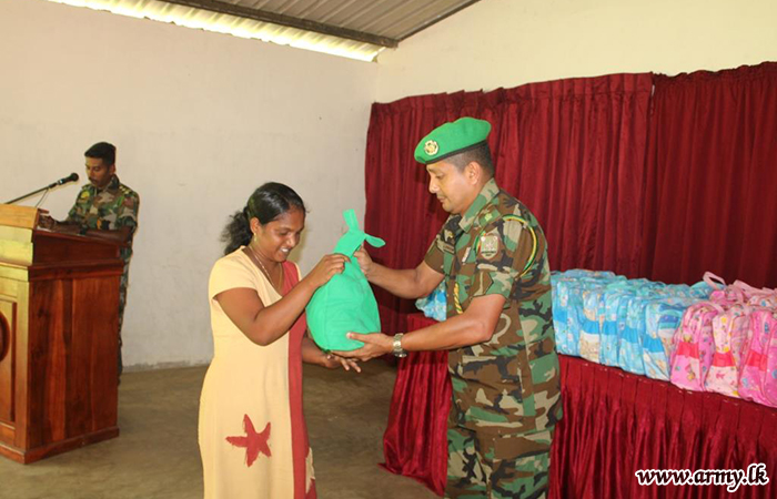 Karuwalagaswewa Pregnant Women Receive Essential Items from West Troops