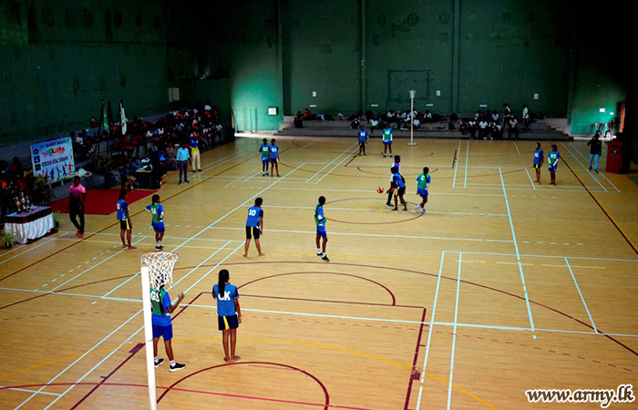 57 Infantry Division Encourages Kilinochchi Students for Netball