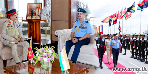 India’s Chief of the Air Staff Pays Courtesies to the Army Chief