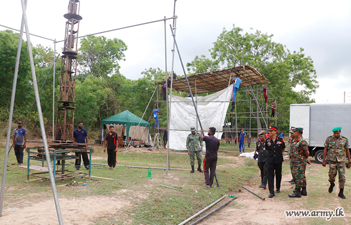 West Commander Inspects Preparations for State Vesak Festival - 2023