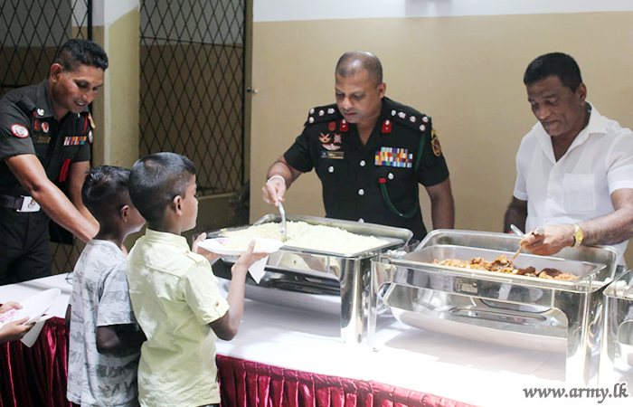 144 Brigade Troops Provide Special Treat to Adults & Students
