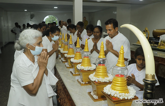 SFHQ-West Stages Exposition of Relics at Army Temple