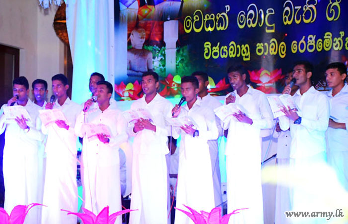 VIR Regimental Centre Adds its Share to Vesak