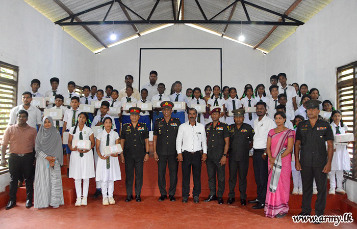 Army Initiative Provides 40 Pairs of Shoes to Periyavalayankaddu Students
