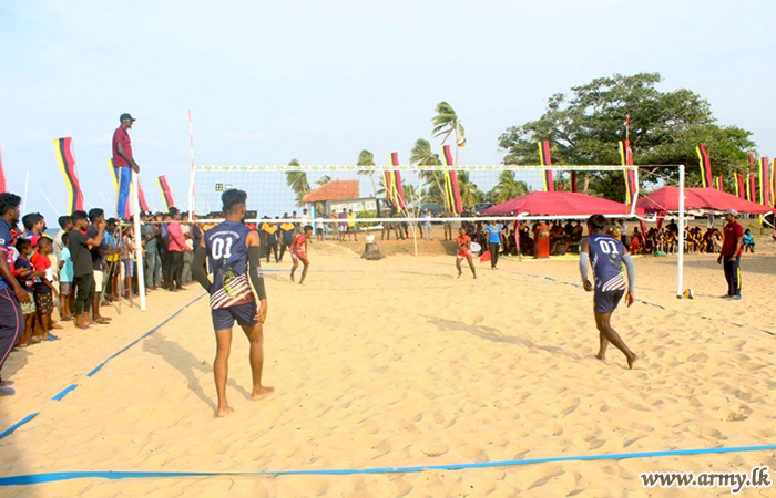 First Set of Jaffna Beach Volleyball Players, Trained by Army Coaches Make Their Debut