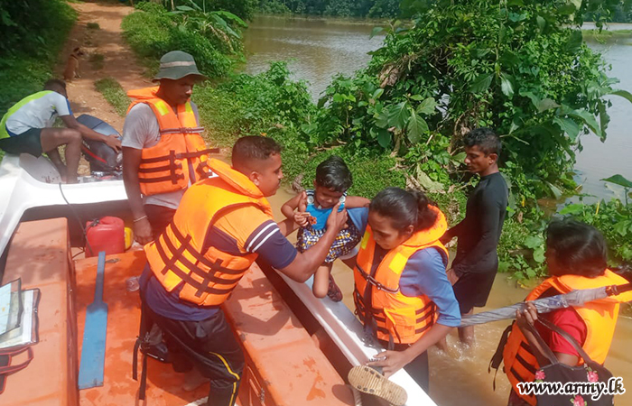 12 SLSR Troops Save Life of a Flood-trapped Sick Kid