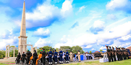 Memories of Valiant War Heroes Remembered at Battaramulla Monument on 14th 'Victory Day'