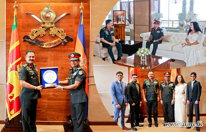 Retiring MIR Senior Officer Receives Commander’s Greetings