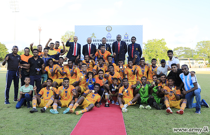 Army Footballers in DSG Retain Their Championship