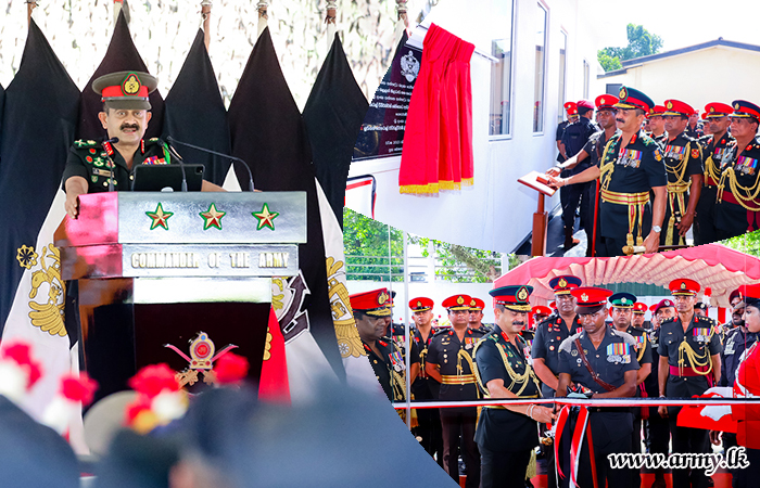 SLAC Regimental HQ Opens its New Facility for Warrant Officers & Sergeants