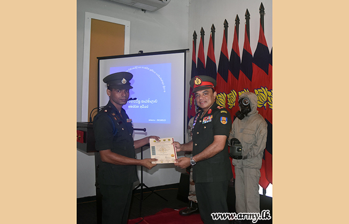 More Officers & Other Ranks Qualify in Engineer Division's CBRNe Course