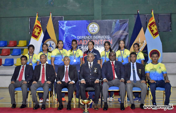Army Badminton Players Champions in Seven Categories