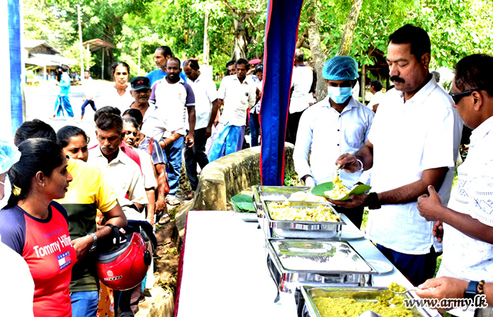 SFHQ East Offers Jackfruit and Manioc on 'Poson' Poya Day