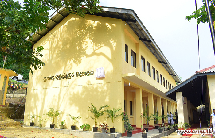 11 Infantry Division Contributes to Nation-Building Erecting 2-Storied School Building