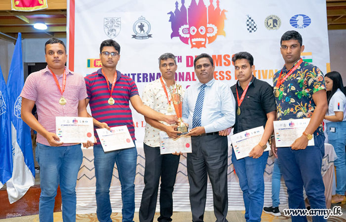 Army Chess Players Champion in Government Category in ‘Damso Chess Festival’
