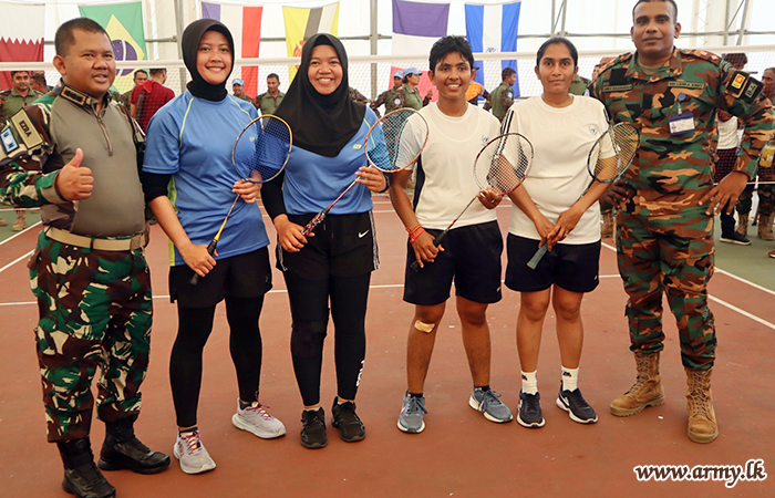 Female Badminton Players in UNIFIL Secures Silver Trophy & Medals