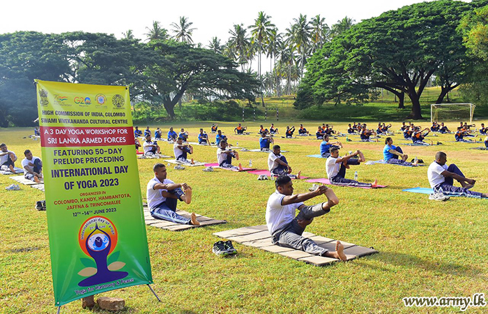 Sports Directorate's Yoga Workshop Coincides with International Yoga Day