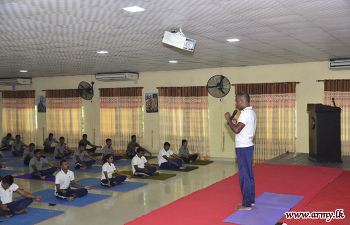 SLCMP Members Practise 'Yoga'