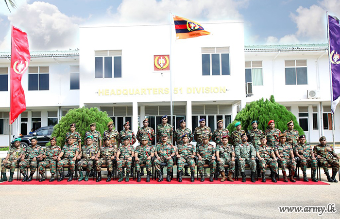 Newly-Appointed Jaffna Commander Visits 51 Division HQ