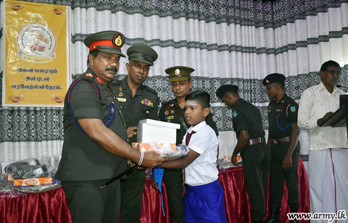 241 Infantry Brigade Gives School Accessories 